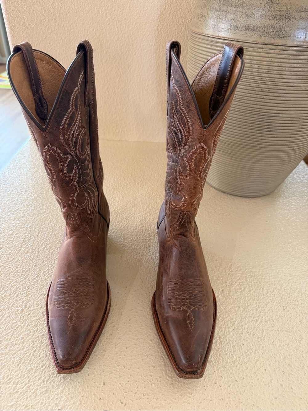 Shyanne Brown Loretta Western Snip Toe Boots
